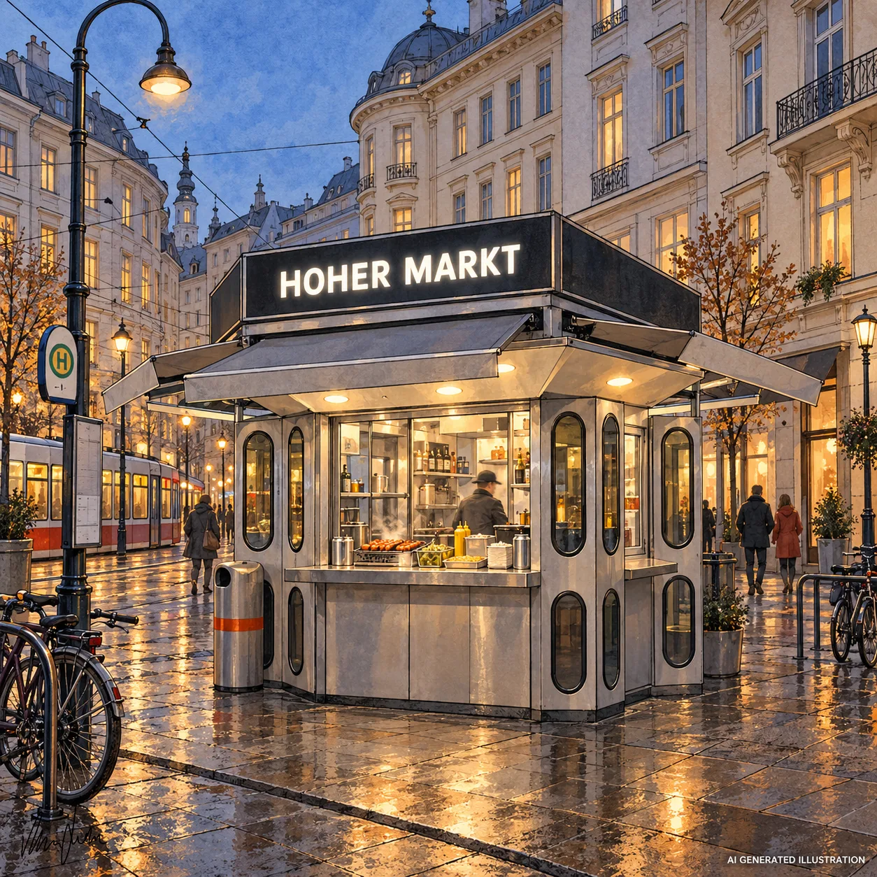Würstelstand am Hohen Markt